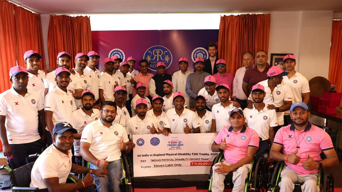 Rajasthan Royals felicitates Indian Men’s Physical Disability Cricket Team